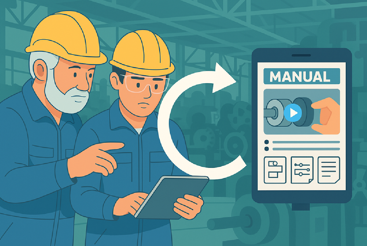 マニュアルを活用した新人教育:OJTとマニュアル学習の最適な組み合わせ