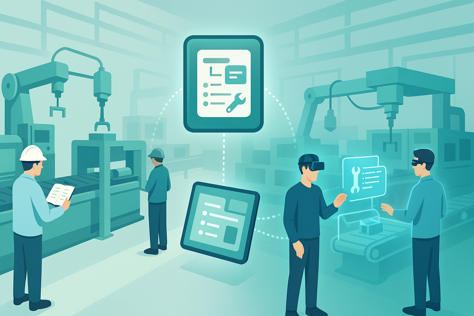 デジタルツイン活用事例：バーチャル環境での作業訓練とマニュアル検証